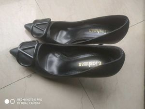 Black Pencil Heels