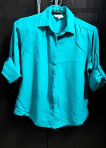 Blue Button-Down Shirt
