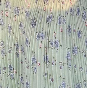 Pleated Green Skirt!