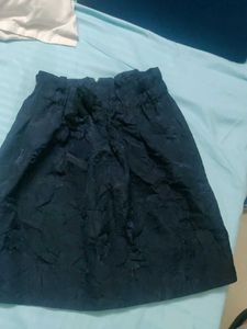 H&M SELF PATTERN SKIRT