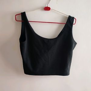 Tokyo Talkies Women Black Solid Crop Top