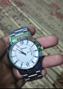 Rishox Silver Watch