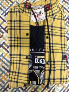 Yellow Checked Shirt