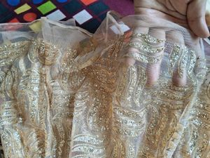 Golden Glitter Saree