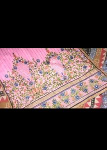 Pink Embroidered Kurti