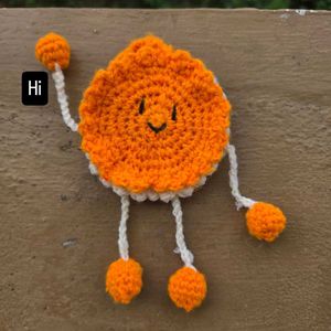 Crochet Biscuit Character Toy And Key Chain