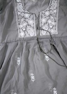 Elegant Grey Kurta