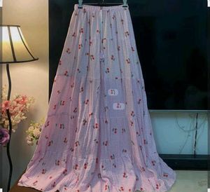 Cherry Gingham Maxi Skirt