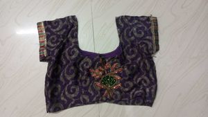 Saree With Blouse In Good Condition