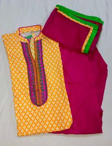 Yellow Salwar Suit Set