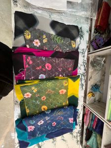 PUNAM SAREE WITH PRINTED BLOUSE