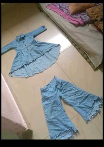 Denim Two-Piece Set