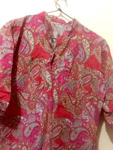 Pure Cotton Pink Kurta Beautiful Design...
