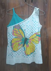 Y2k Butterfly Bow Top