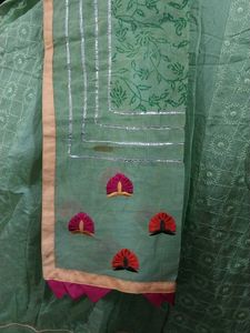 Mint Green Embroidered Anarkali Dress