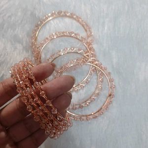 Crystal Beaded Bangles