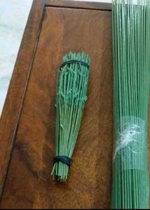 Pack of 10 Simulation Flower Stem Rod/Wires