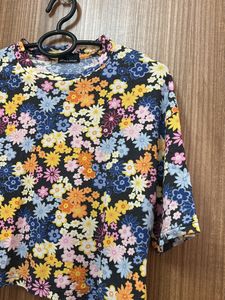 Floral Slim Fit Oversized T-shirt For Women