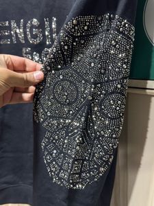 Engild E&amp;G Black Designer Korean Sweatshirt