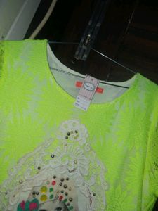 Neon Green Graphic Tee