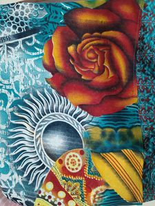 Floral Print Dress Material