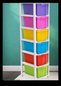 Colorful Storage Drawer Unit