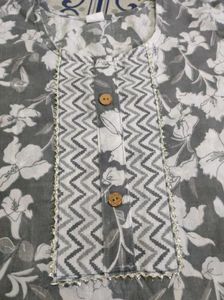 Floral Print Kurta Set
