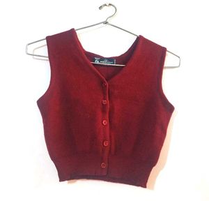 Woolen Crop Sweater