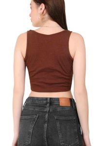 Brown Tank Top