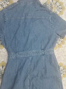 Vintage Denim Mini Dress