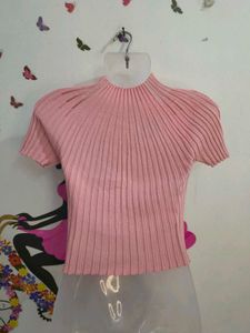 Pink Embellished Top