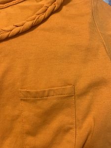 Orange Cold Shoulder Top From Myntra