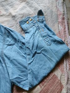 Denim Cotton Shirt - Made In Hong Kong