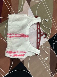 Pink Tie-Dye Lehenga Choli Set