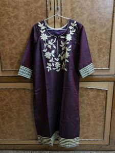 Elegant Embroidered Kurta
