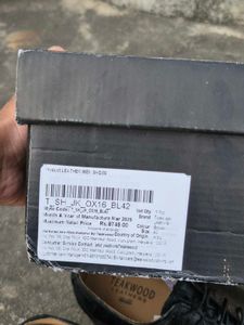 Teakwood Leathers Men’s Black Oxford Shoes