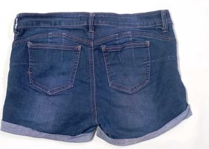 Distressed Denim Shorts
