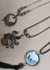 combo of 3 Statement Pendants