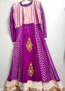 Purple Colour Sharara