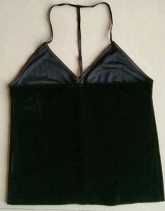 SHIEN Black Backless Top Size:XS