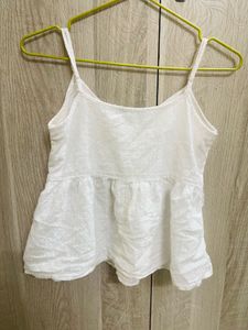 White Spaghetti Strap Top