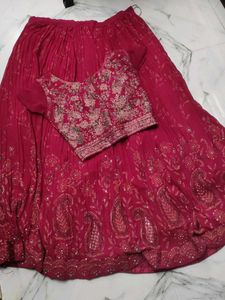 Stone Work Lehenga Set