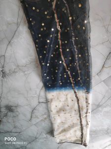 black suit with bottom n dupatta.