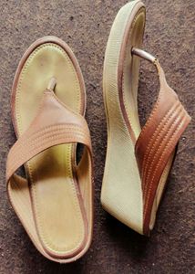Brown Wedge Sandals