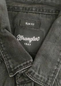 Black Denim Shirt From Wrangler