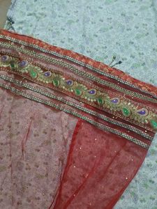 Red Embroidered Lehenga Choli Set