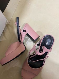 Zara blocked heels- euro 35