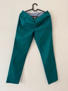 Green Casual Pants