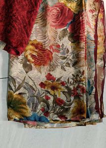 Chiffon Saree With Blouse Piece...