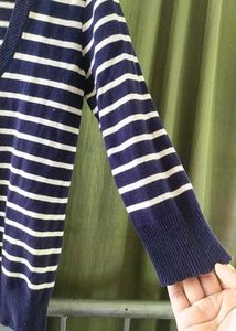 Striped Knit Cardigan